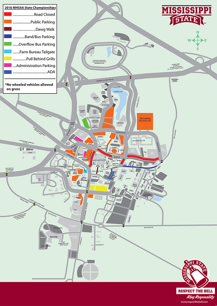 Msu Football Parking Map
